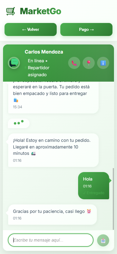 Chat de soporte